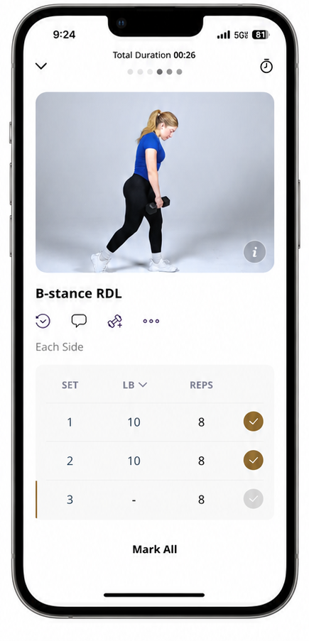 LM app — home workout